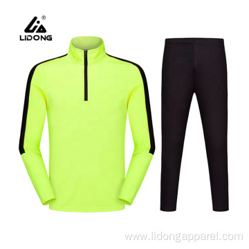 Customized Low MOQ Warm Up Football Training Tracksuit